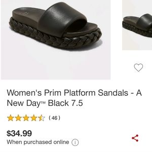 A New Day Platform Sandals